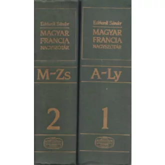 Magyar-francia nagyszótár i-ii. kötet