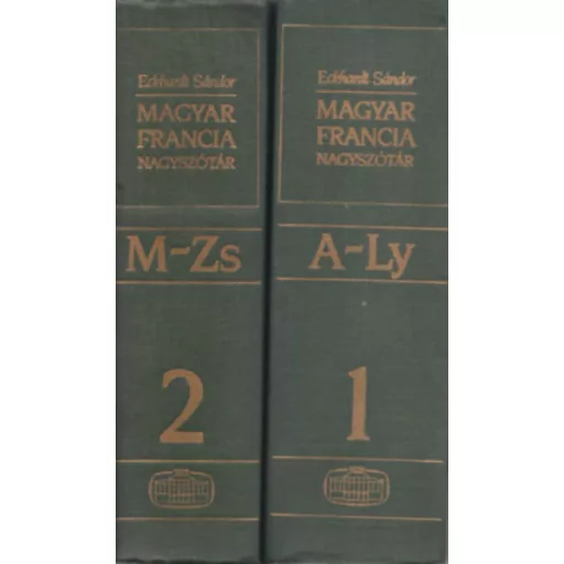 Magyar-francia nagyszótár i-ii. kötet
