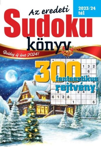 Az eredeti SUDOKU KÖNYV 2023/24 tél - Tim Bender