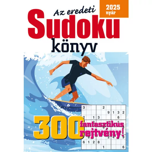 Az eredeti SUDOKU KÖNYV 2025 nyár - Tim Bender