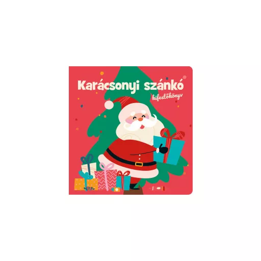 Karácsonyi szánkó kifestőkönyv