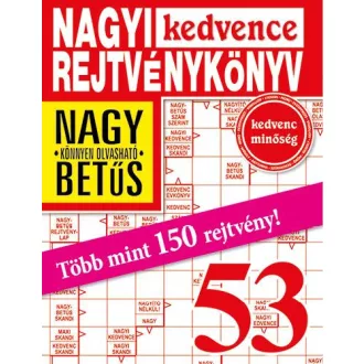 Nagyi kedvence rejtvénykönyv 53