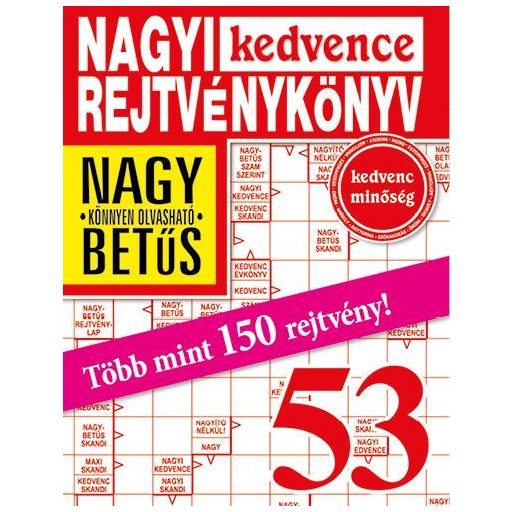Nagyi kedvence rejtvénykönyv 53