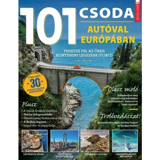 Füles Bookazine - 101 csoda - Autóval Európában - Brezvai Edit szerk.