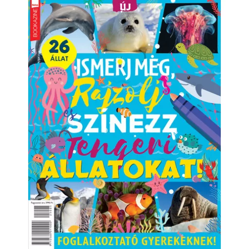Füles Bookazine - Ismerj meg, színezz... tengeri állatokat - Brezvai Edit szerk.