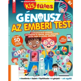   Füles Bookazine - Kis Füles Géniusz - Az emberi test - Brezvai Edit szerk.
