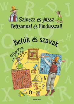 Színezz és játssz Pettsonnal és Findusszal! - Betűk és szavak - Sven Nordqvist