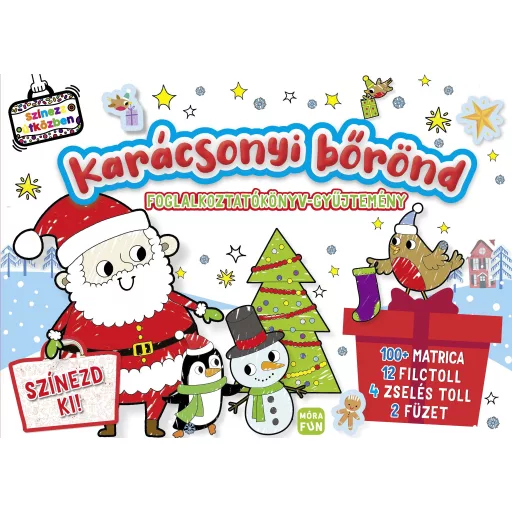 Karácsonyi bőrönd. Foglalkoztatókönyvgyűjtemény