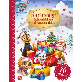   Mancs Őrjárat - Karácsonyi foglalkoztatókönyv ablakmatricákkal