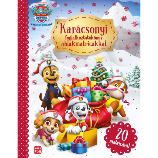 Mancs Őrjárat - Karácsonyi foglalkoztatókönyv ablakmatricákkal