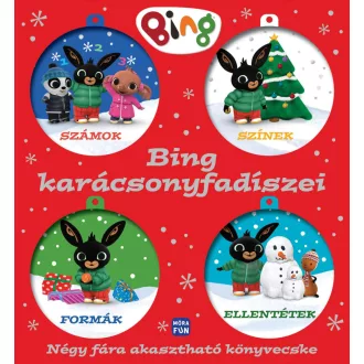   Bing - Bing karácsonyfadíszei - Négy fára akasztható könyvecske