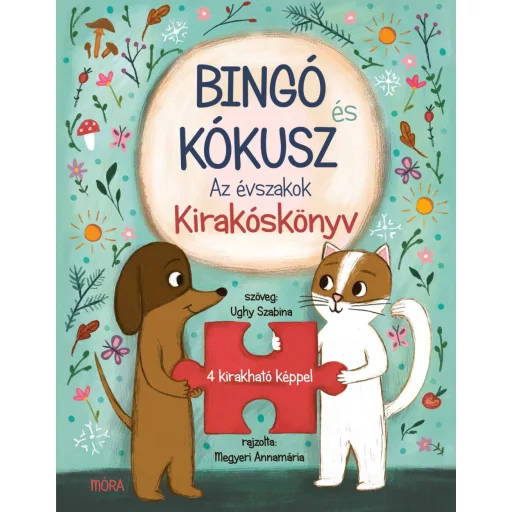 Bingó és Kókusz - Az évszakok (Saját fejlesztésű puzzle könyv) - Ughy Szabina