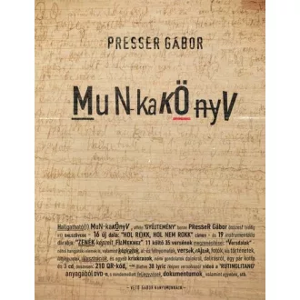 Munkakönyv - 3 CD és 1 DVD melléklettel - Presser Gábor