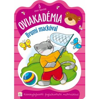 Oviakadémia brumi mackóval 6 éves kortól /Készségfejlesztő foglalkoztató matricákkal (Joanna Ku