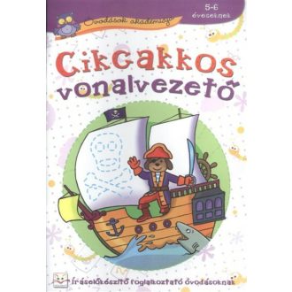 Cikcakkos vonalvezető 5-6 éveseknek /Óvodások akadémiája (Anna Podgórska)