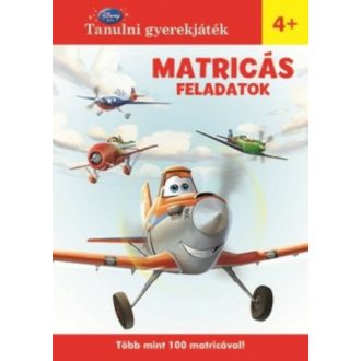 Matricás feladatok 4+ (repcsik) - Tanulni gyerekjáték /Több mint 100 matricával (Foglalkoztató)