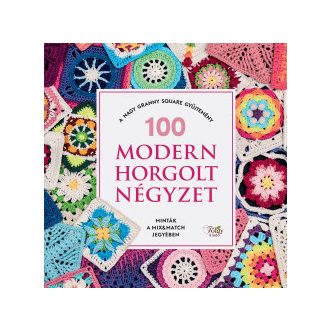 100 modern horgolt négyzet