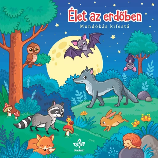 Élet az erdőben - Mondókás kifestő