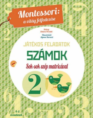 Számok - Montessori foglalkoztató füzet 4-6 éveseknek