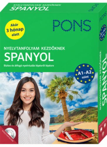 PONS Nyelvtanfolyam kezdőknek - Spanyol (könyv+CD+online) - Biztos és átfogó nyelvtudás lépésrő