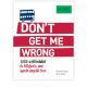 PONS Don't Get Me Wrong - 1000 szófordulat és kifejezés, ami igazán angollá tesz (Brian Brennan