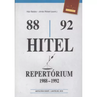   Hitel repertórium 1988-1992 - Házi Balázs - Jónás Róbert