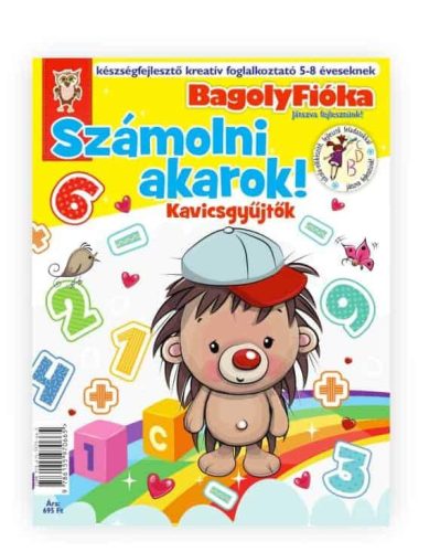 BagolyFióka - Számolni akarok! Kavicsgyűjtők Kreatív foglalkoztató füzet