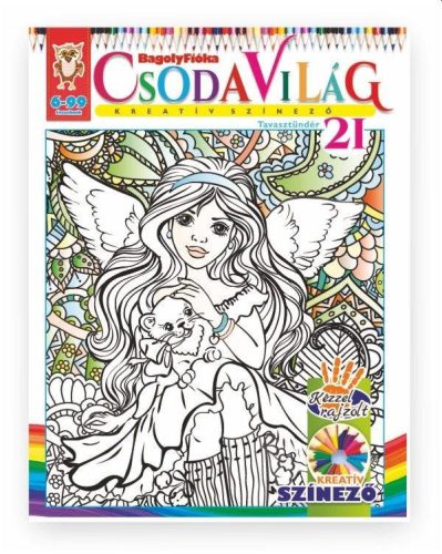 Csodavilág Kreatív színező 21. - Tavasztündér