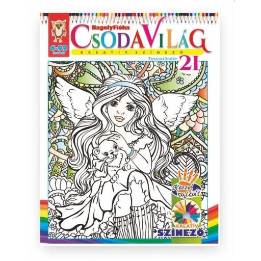 Csodavilág Kreatív színező 21. - Tavasztündér