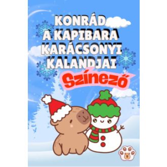 Konrád a kapibara karácsonyi kalandjai - Színező