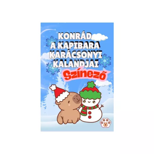 Konrád a kapibara karácsonyi kalandjai - Színező