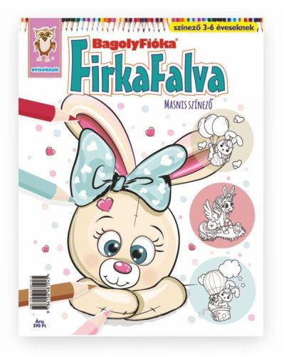 BagolyFióka - Firkafalva Masnis színező óvodásoknak