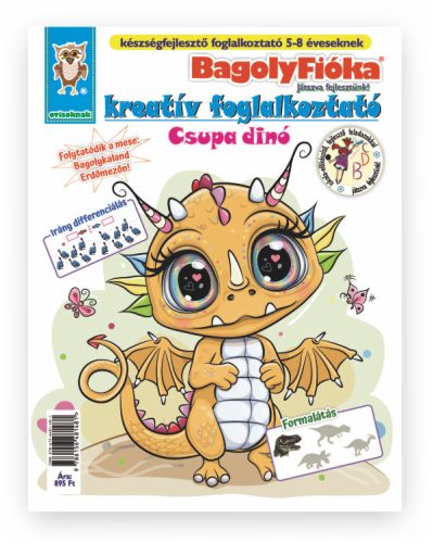 BagolyFióka - Csupa dínó kreatív foglalkoztató füzet