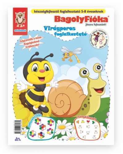 BagolyFióka kreatív foglalkoztató füzet - Virágporos