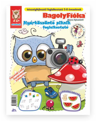 BagolyFióka kreatív foglalkoztató füzet - Nyárköszöntő piknik