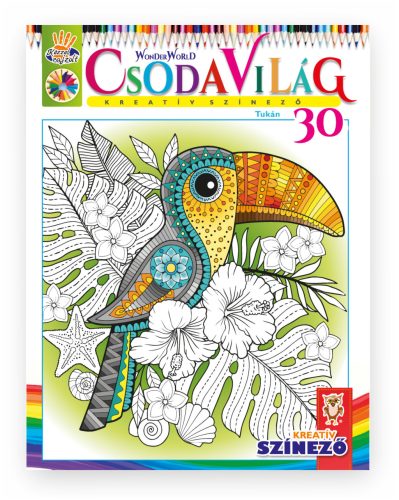 Csodavilág Kreatív színező 30. - Tukán