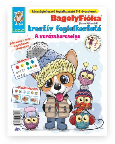 BagolyFióka kreatív foglalkoztató füzet - A varázskorcsolya