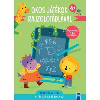   Okos játékok rajzolótáblával 4+ - Betűk, számok és sok más!
