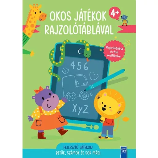 Okos játékok rajzolótáblával 4+ - Betűk, számok és sok más!