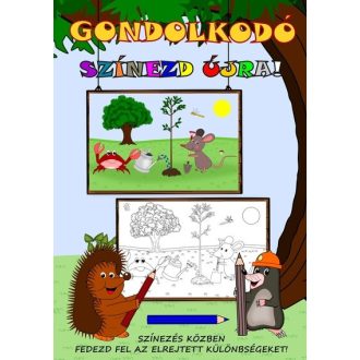Gondolkodó - Színezd újra! - Simon József