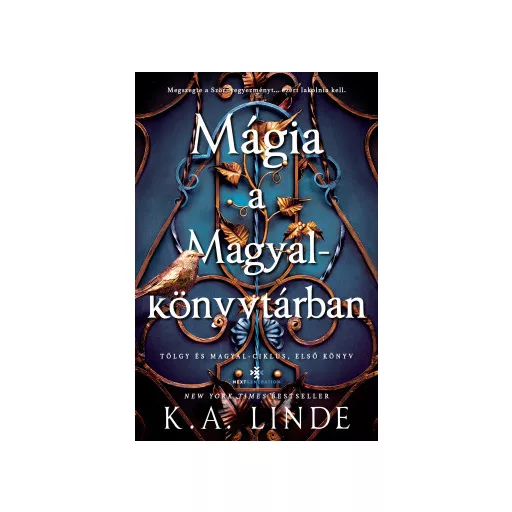 Mágia a Magyalkönyvtárban (Éldekorált) - (Puha) - K. A. Linde