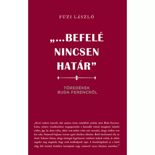 ...befelé nincsen határ - Töredékek Buda Ferencről - Füzi László