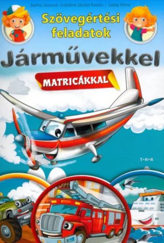 Szövegértési feladatok - Járművekkel - Matricákkal