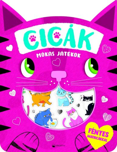 Cicák - Mókás játékok - Fényes matricákkal