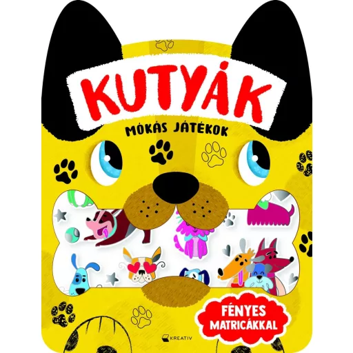 Kutyák - Mókás játékok - Fényes matricákkal