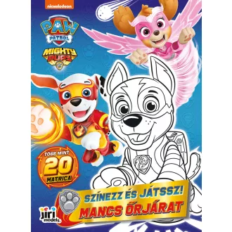Mancs Őrjárat - Színezz és játssz!