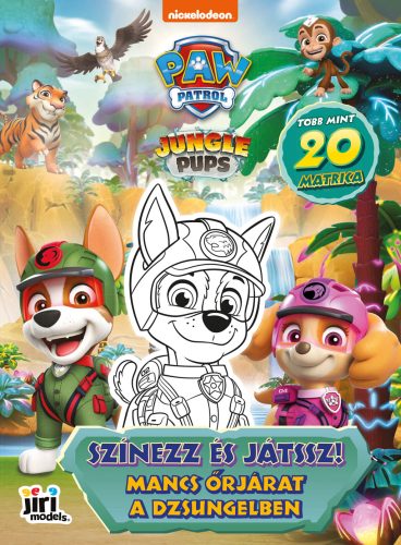Mancs Őrjárat - A dzsungelben - Színezz és játssz!