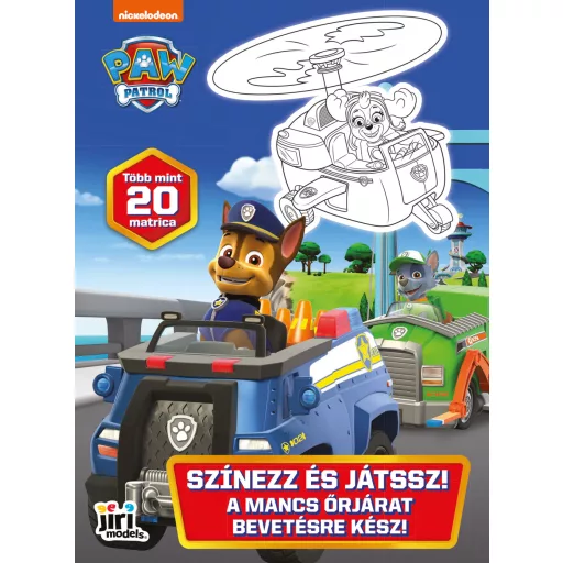 A Mancs Őrjárat bevetésre kész! - Színezz és játssz!