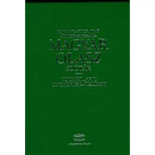 MAGYAR-OLASZ KÉZISZÓTÁR - BŐRKÖTÉSES - Juhász Zsuzsanna