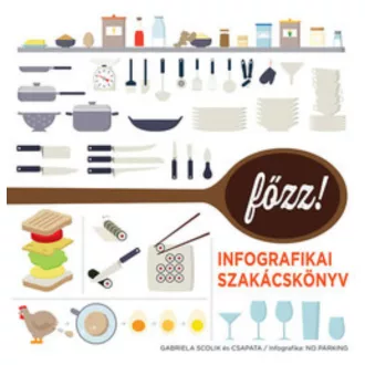 Főzz! /Infografikai szakácskönyv (Gabriela Scolik)
